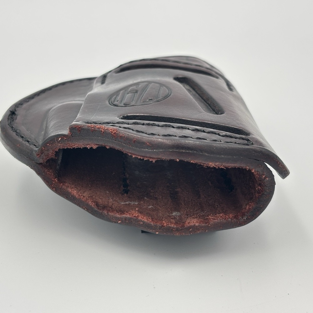 1791 Leather Holster 4-Way IWB OWB Right Hand Unknown Fit Size Dark Brown - Picture 7 of 12